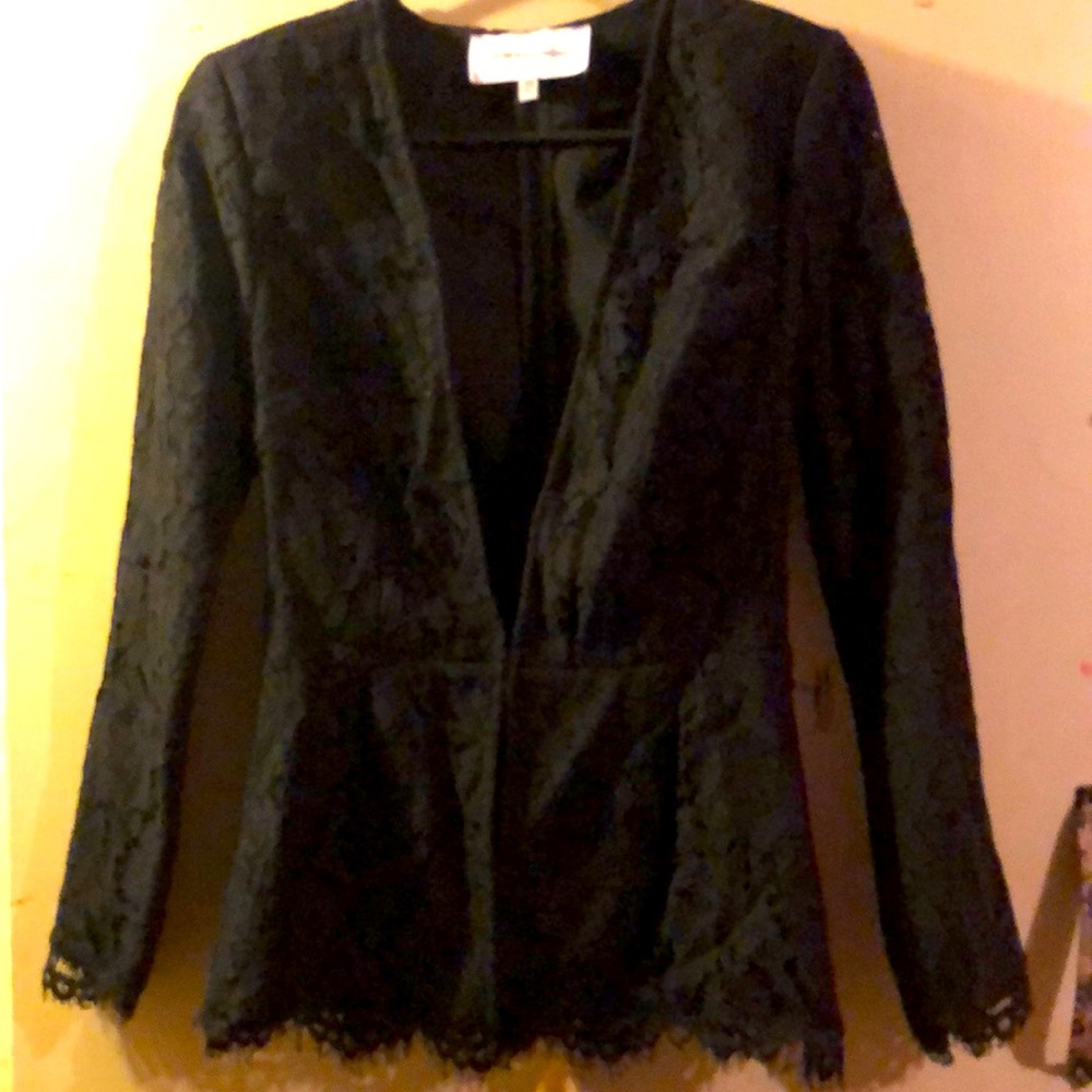 Lace blazer